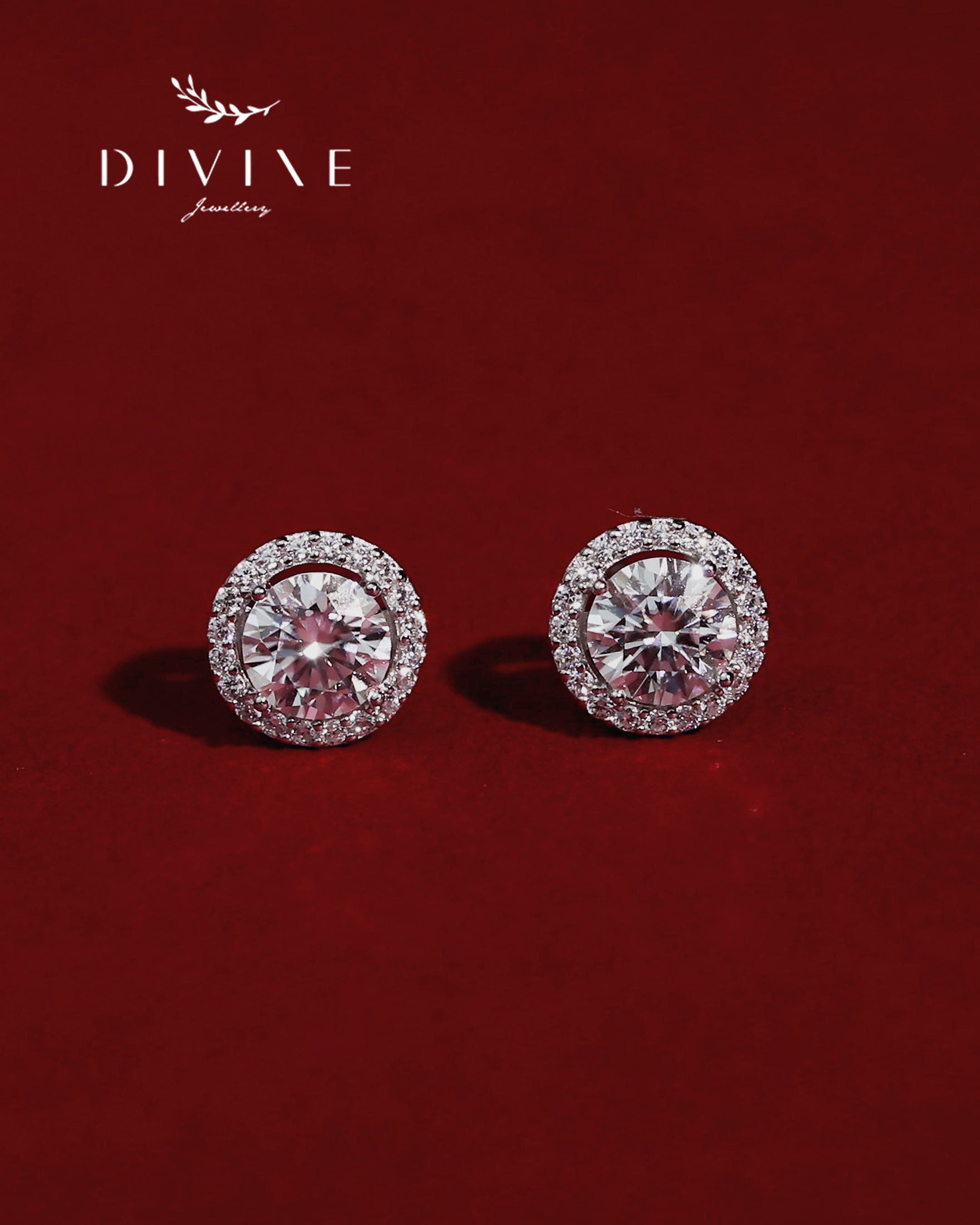 Moissanite Earrings 004