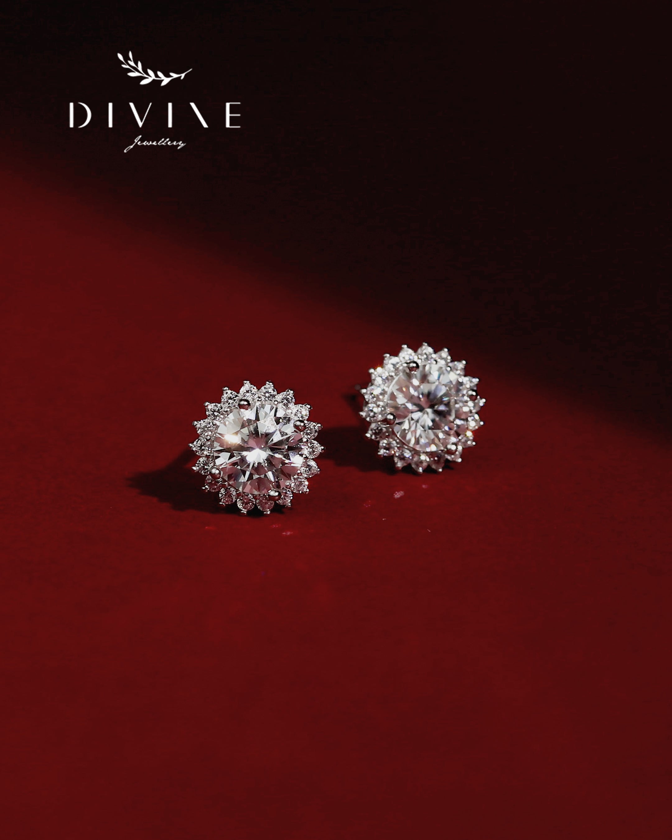 Moissanite Earrings 006