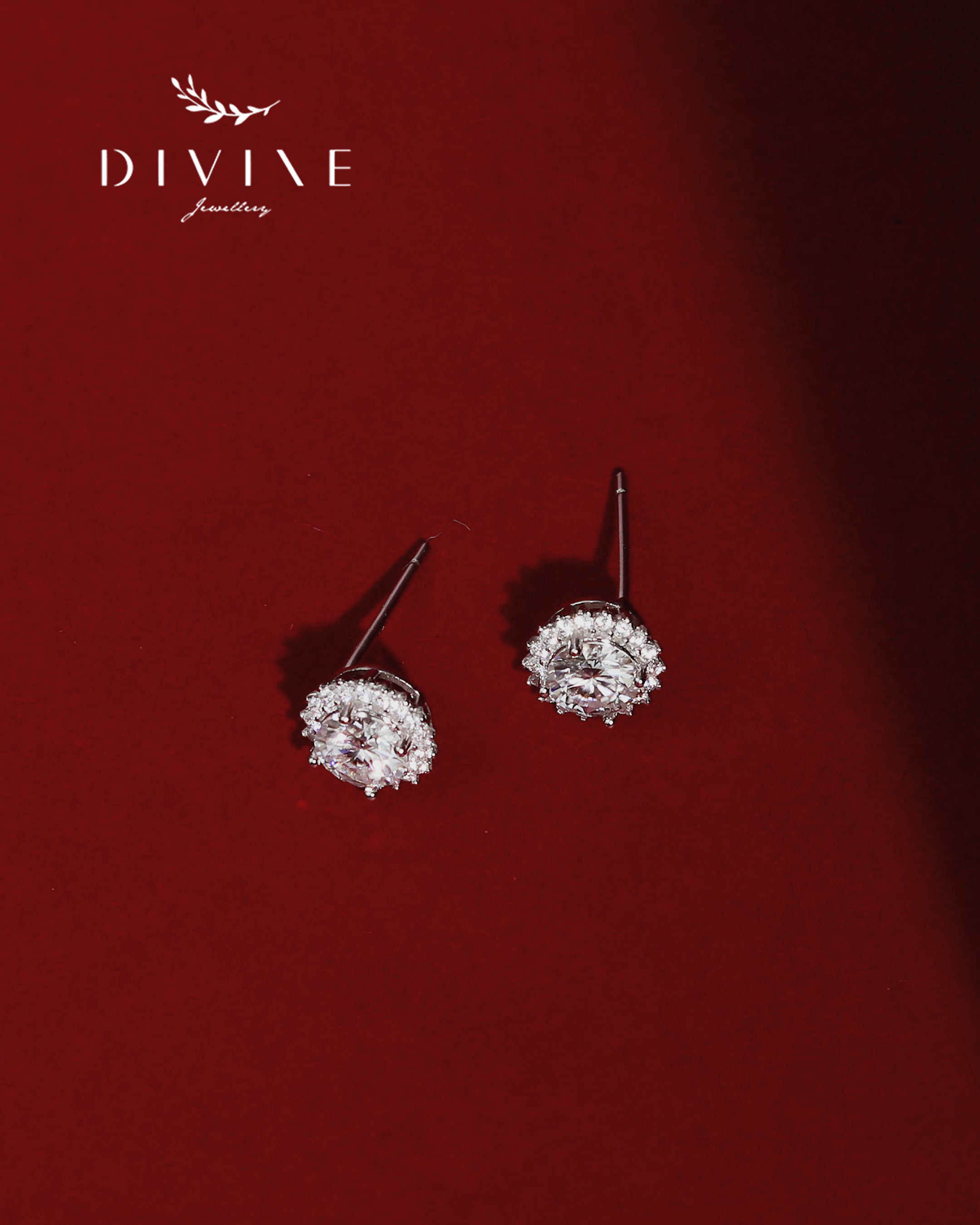 Moissanite Earrings 006
