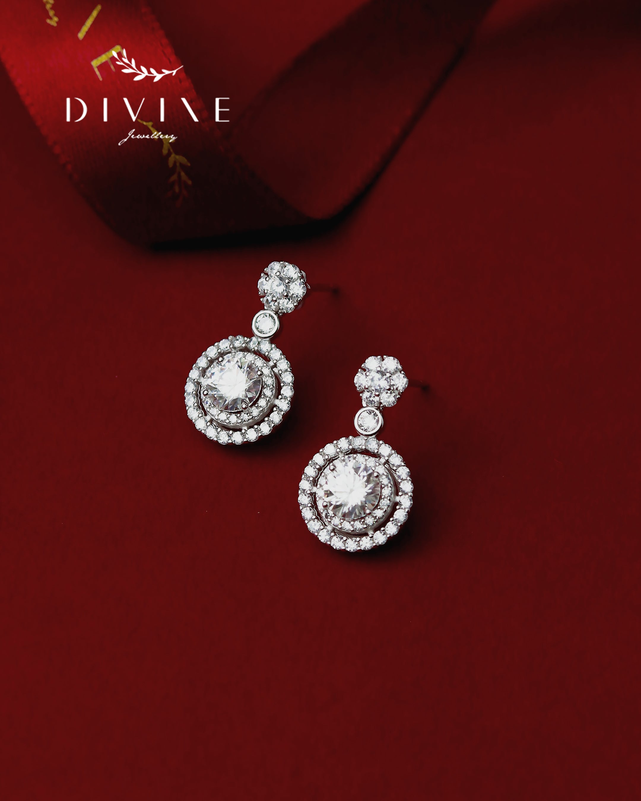 Moissanite Earrings 007