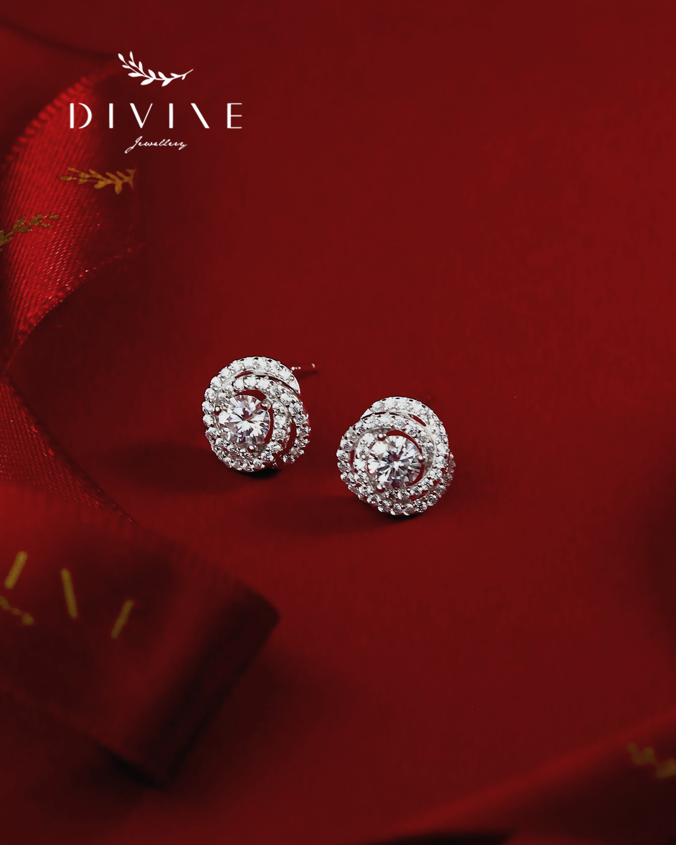 Moissanite Earrings 008