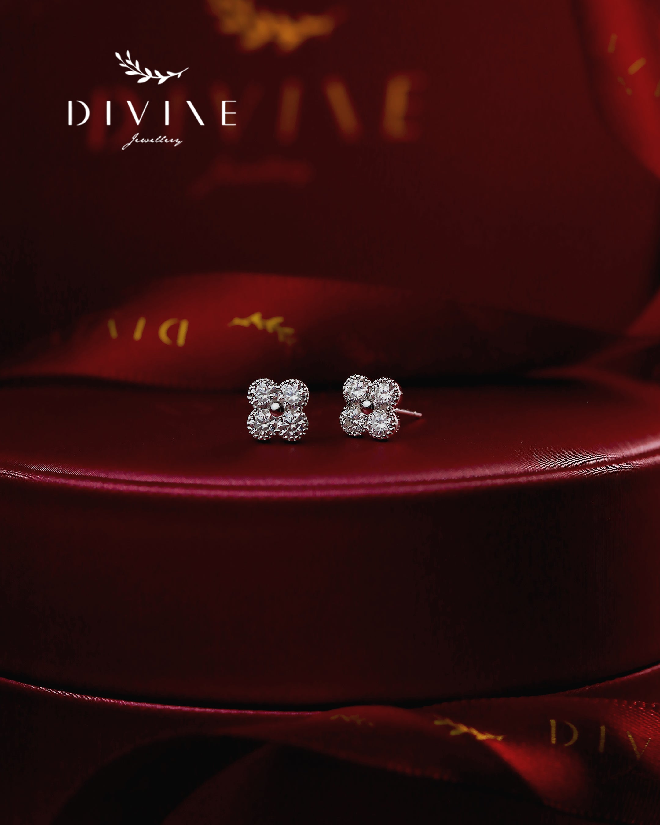 Moissanite Earrings 010