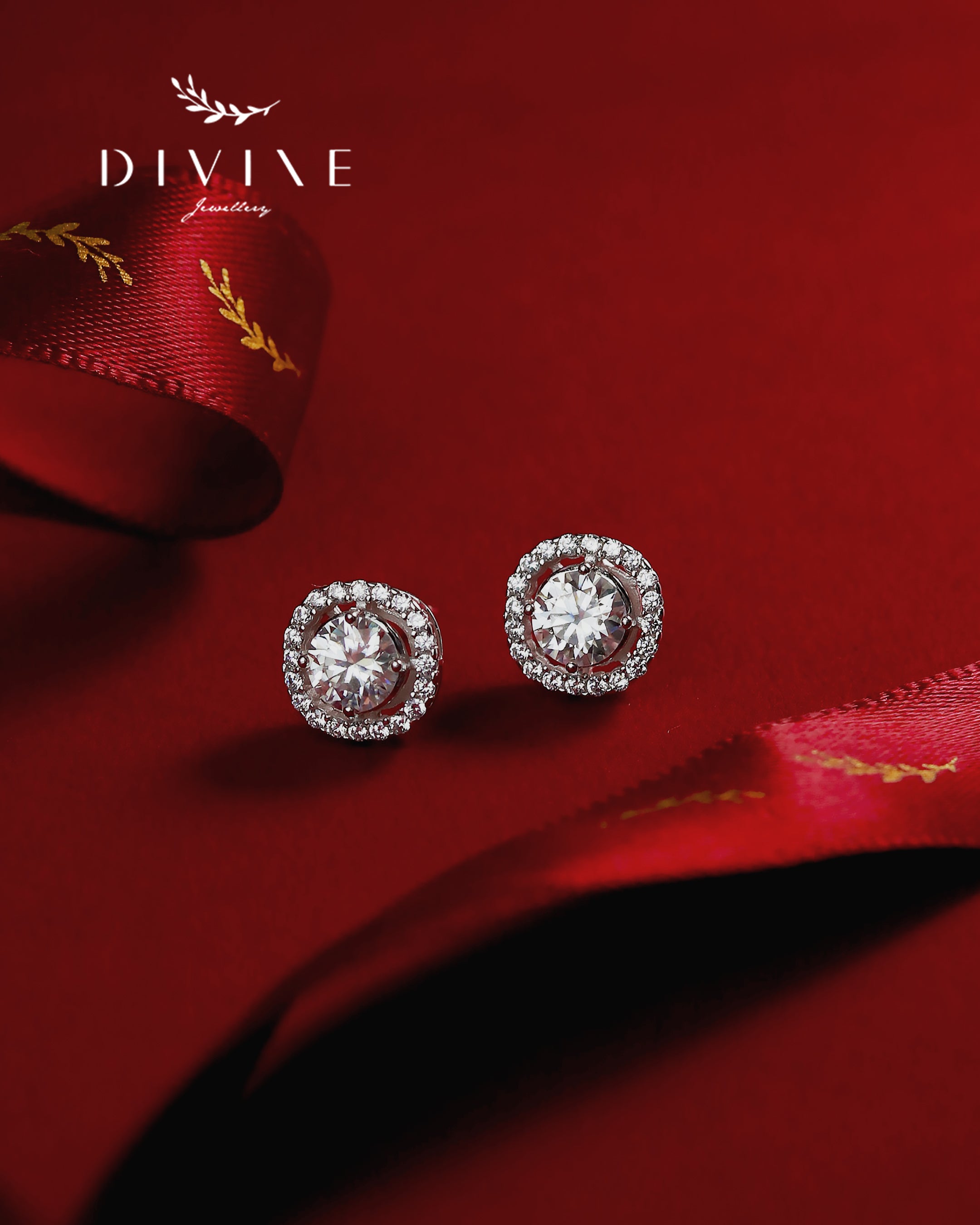 Moissanite Earrings 011