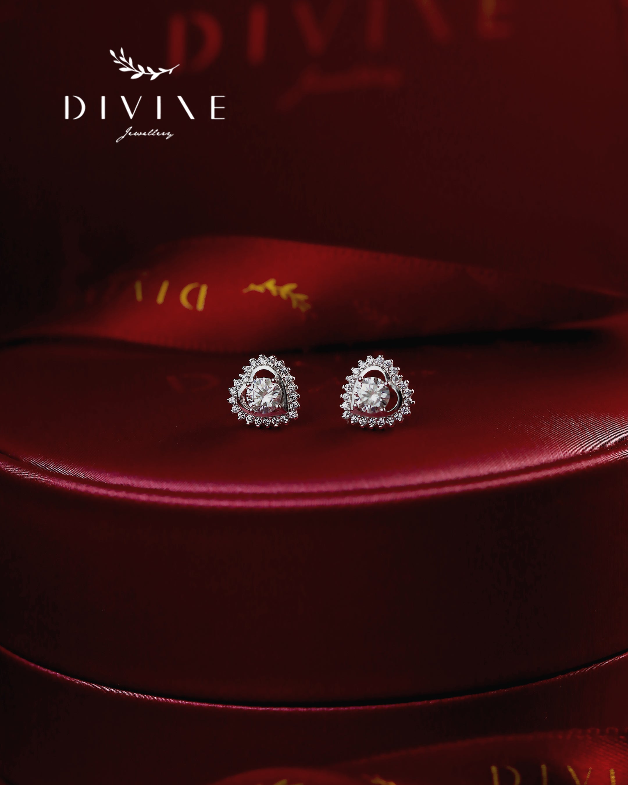 Moissanite Earrings 012