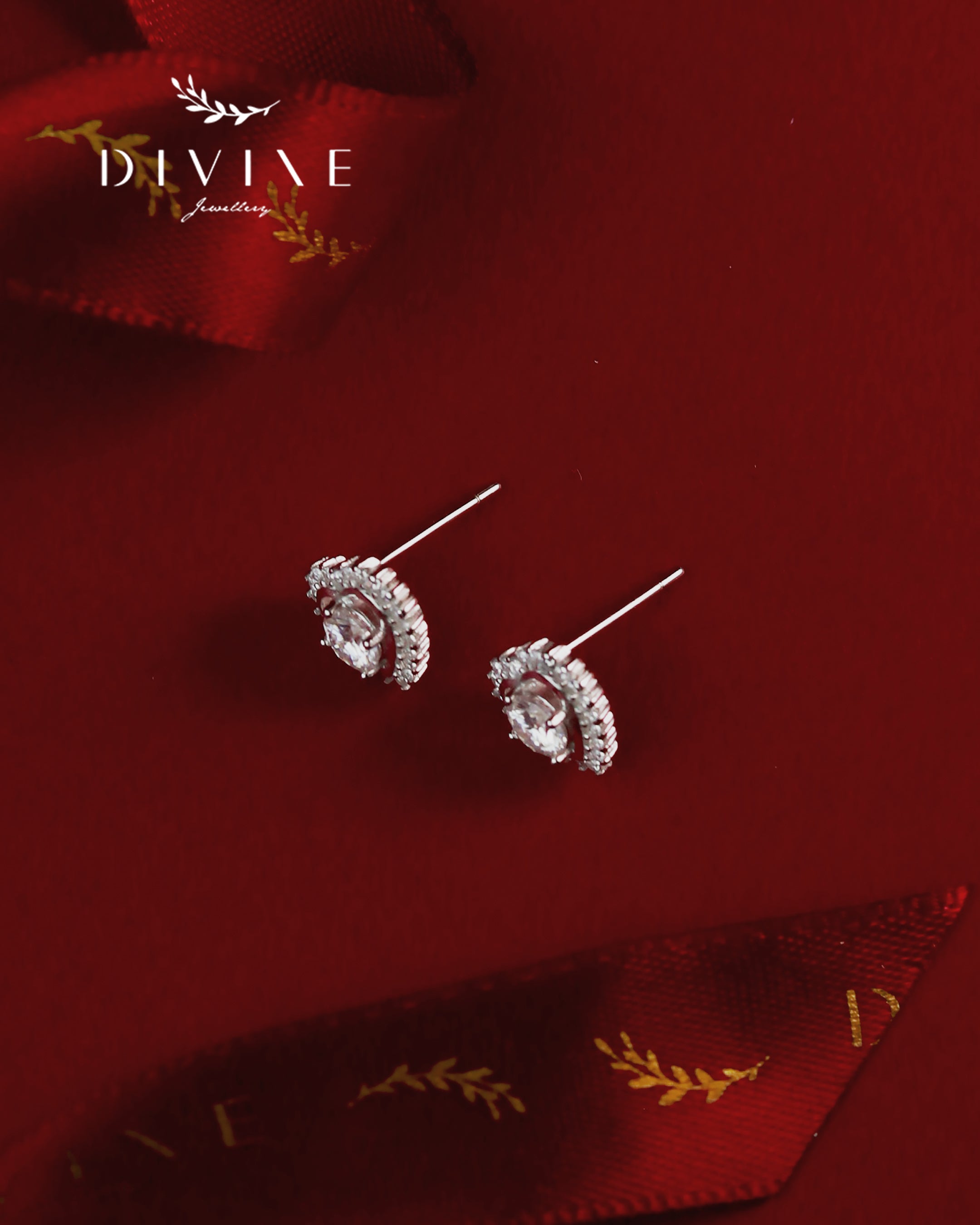 Moissanite Earrings 012