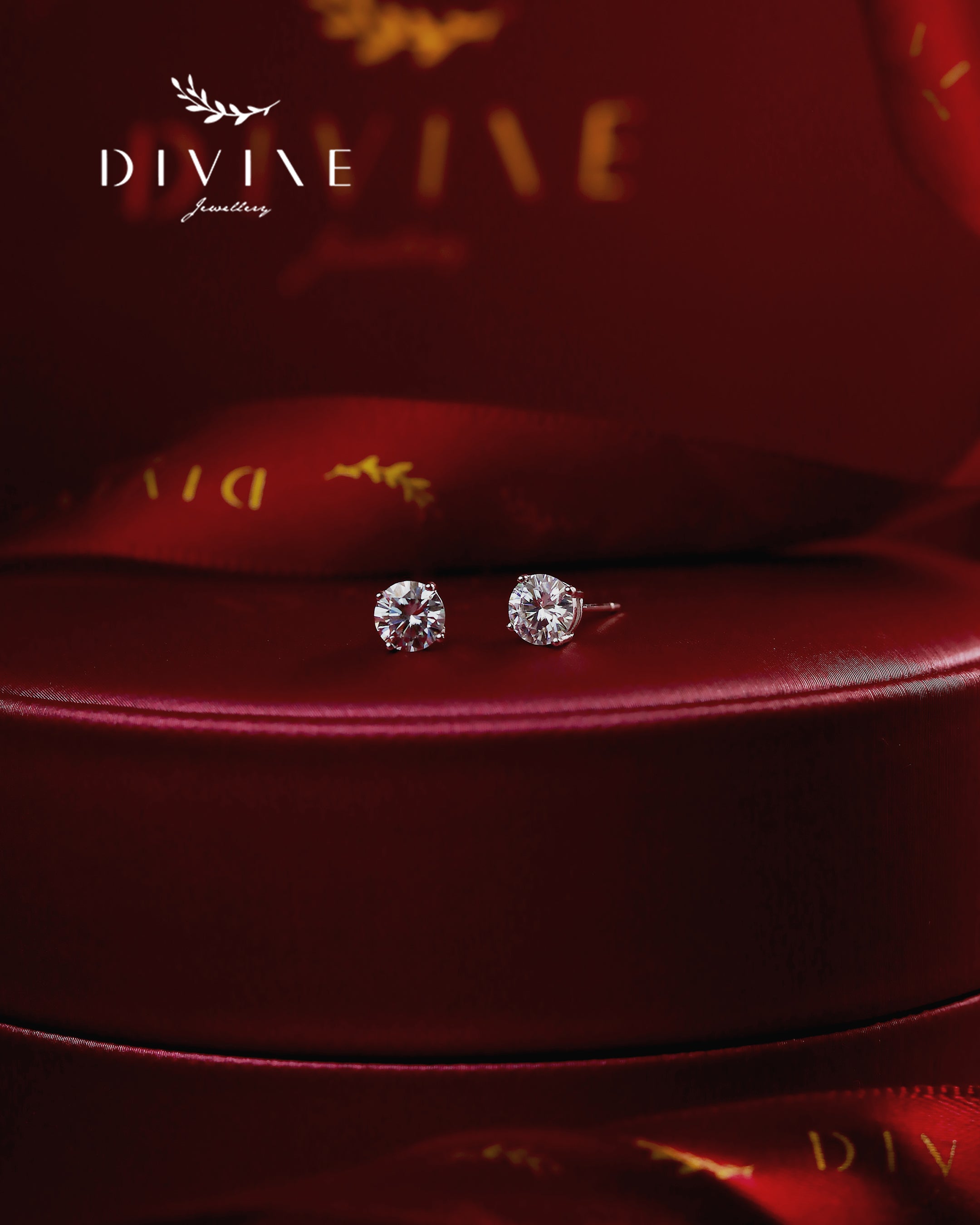 Moissanite Earrings 013