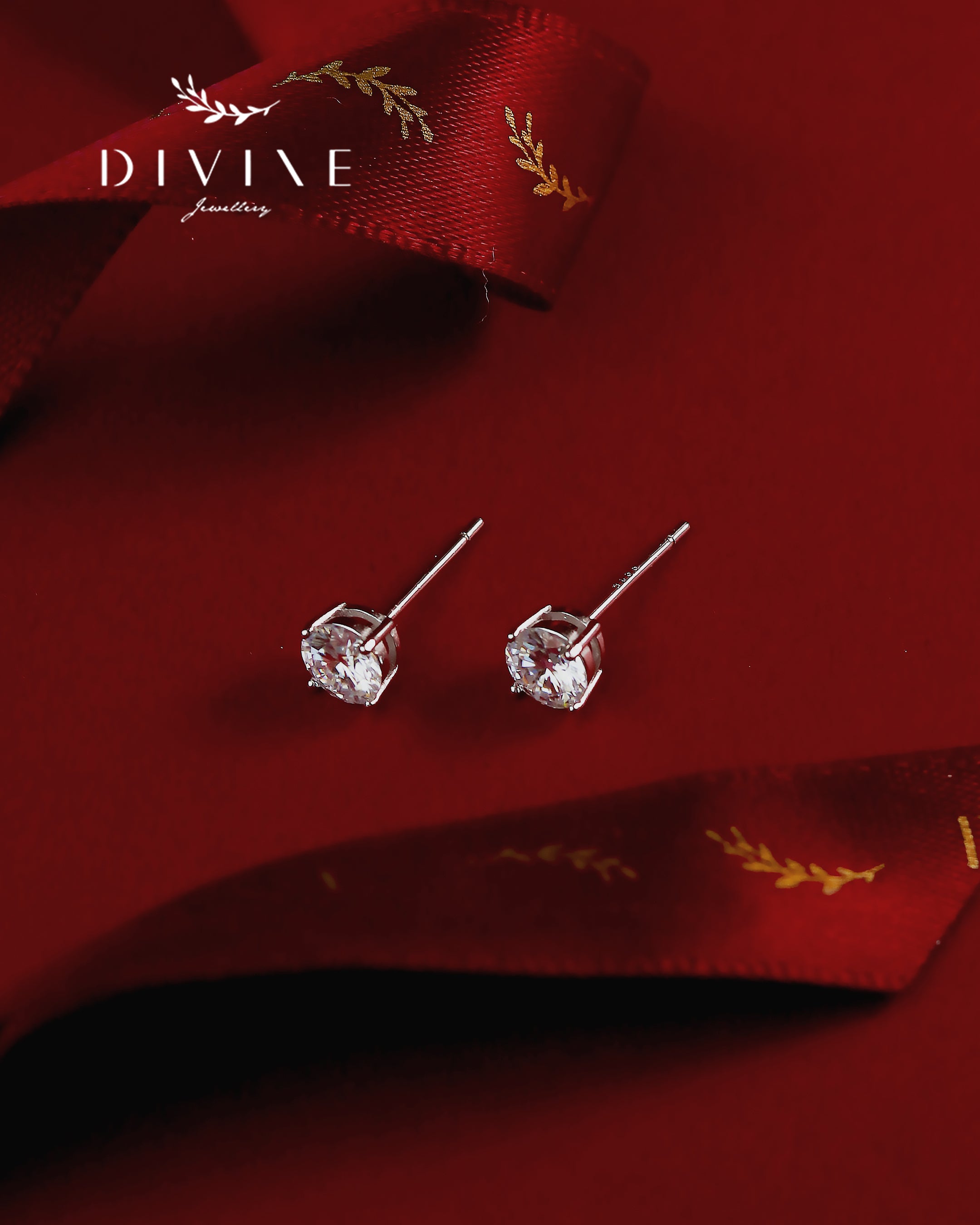 Moissanite Earrings 013