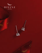 Moissanite Earrings 013