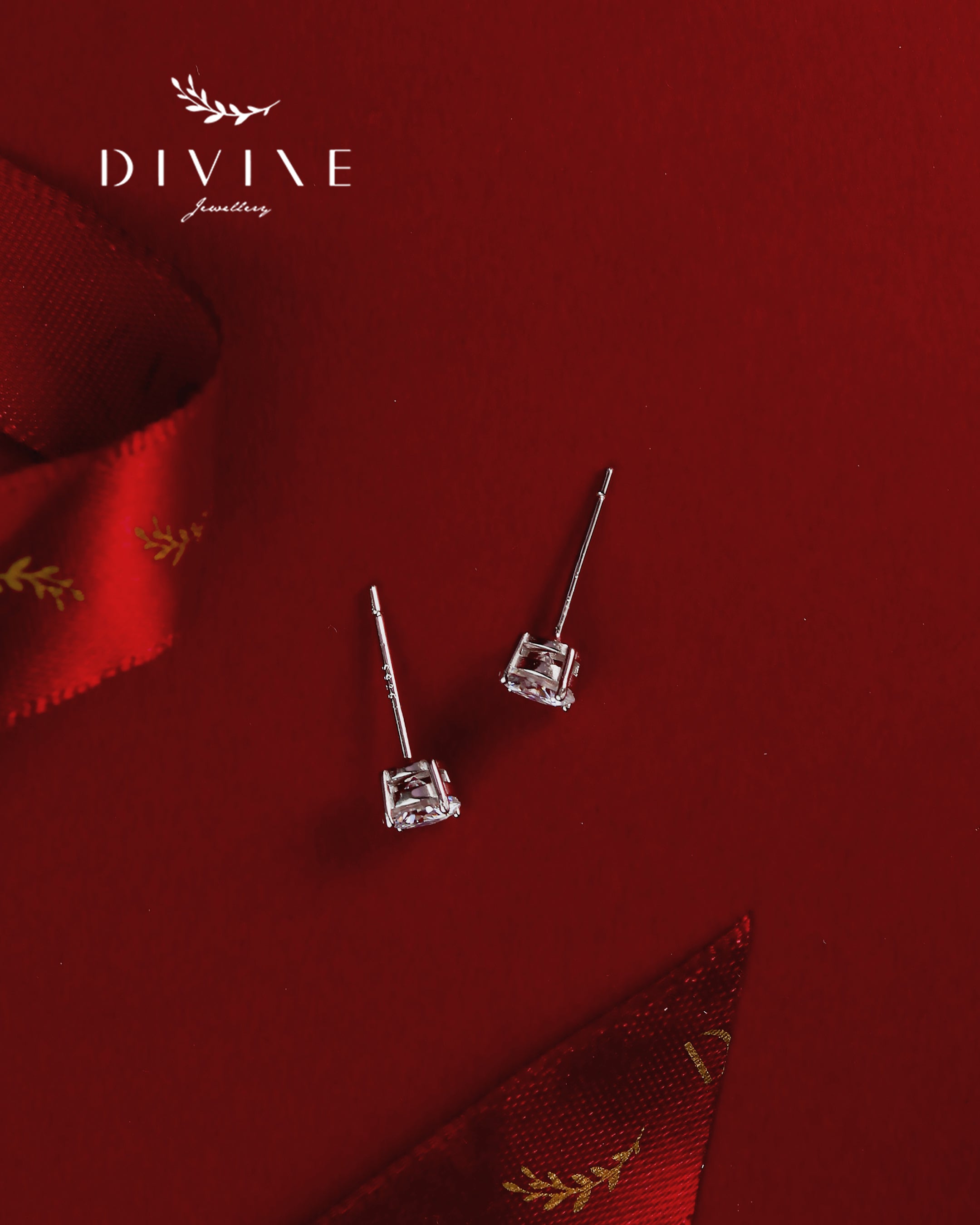 Moissanite Earrings 013