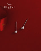 Moissanite Earrings 014