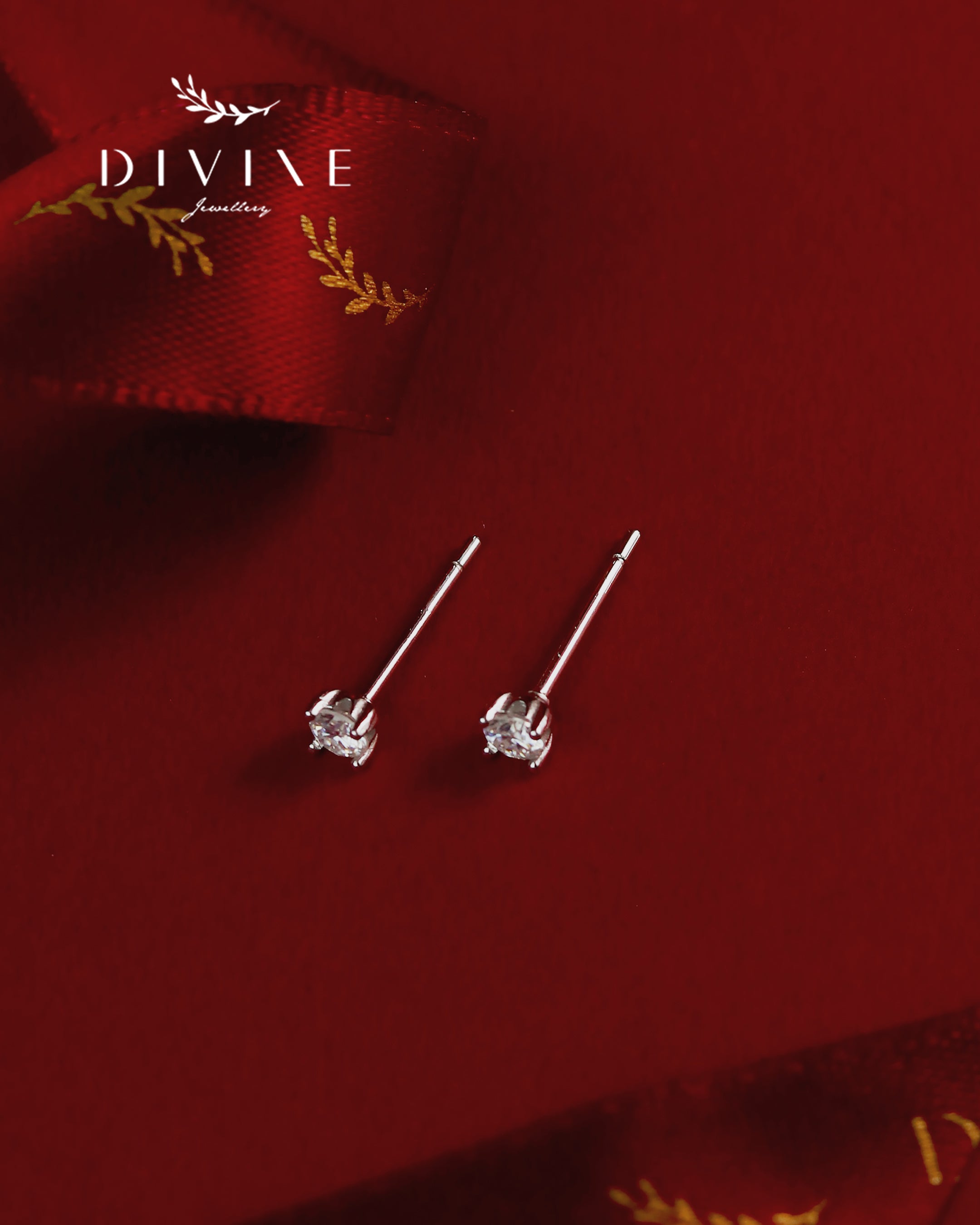 Moissanite Earrings 014