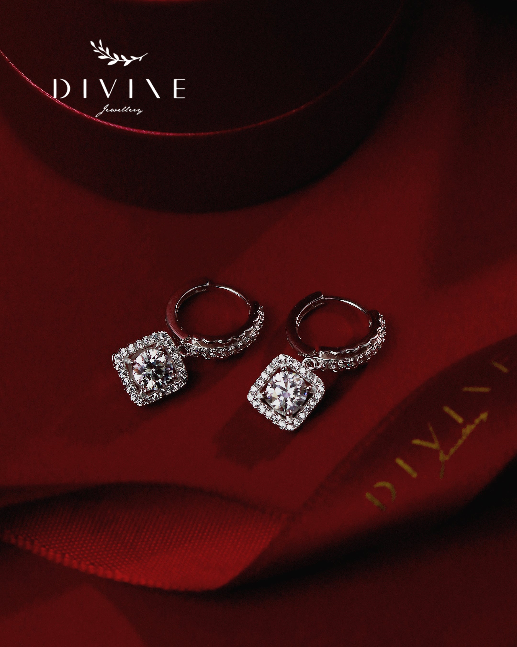 Moissanite Earrings 016