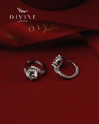 Moissanite Earrings 018