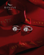 Moissanite Earrings 020