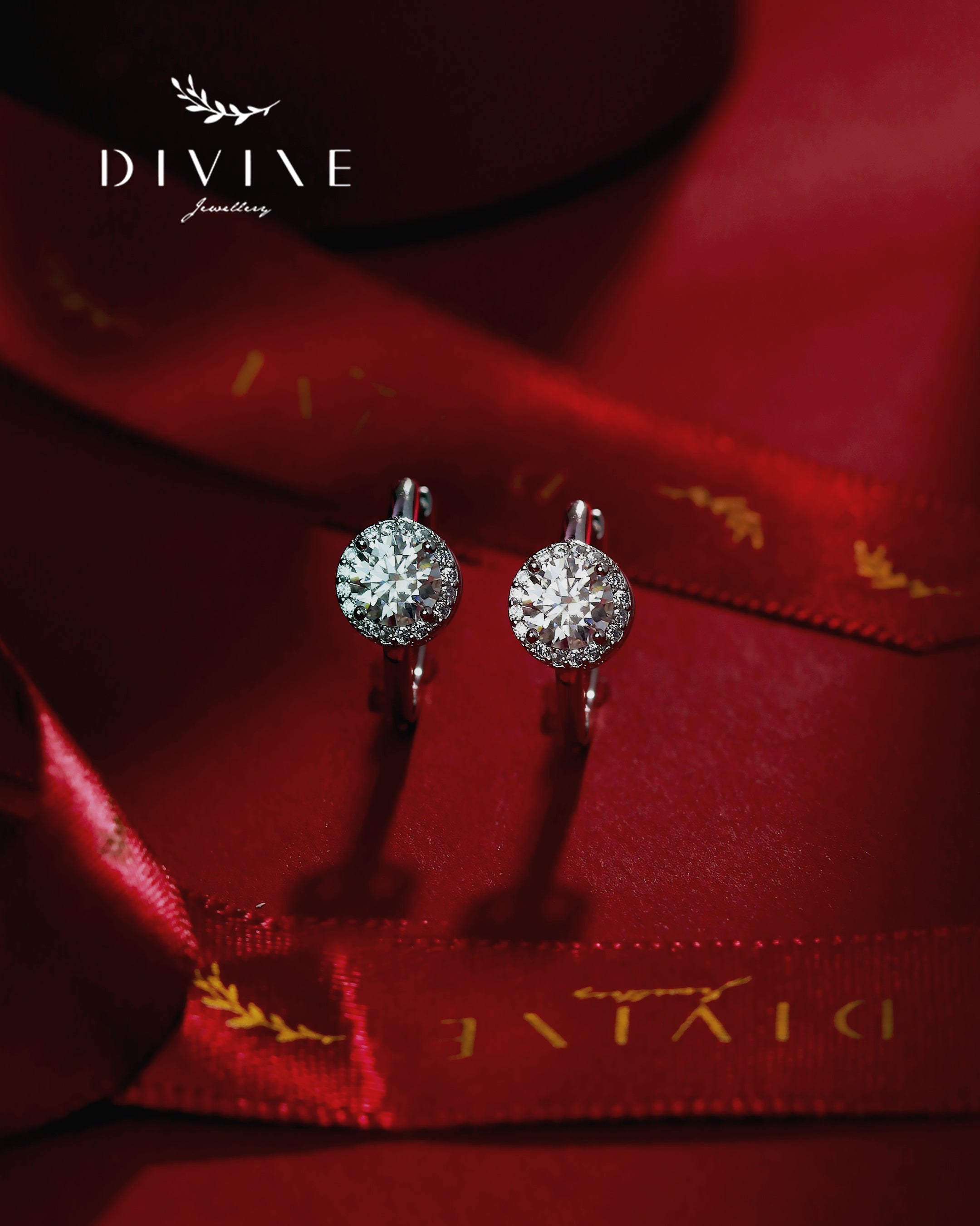 Moissanite Earrings 020