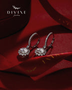 Moissanite Earrings 021