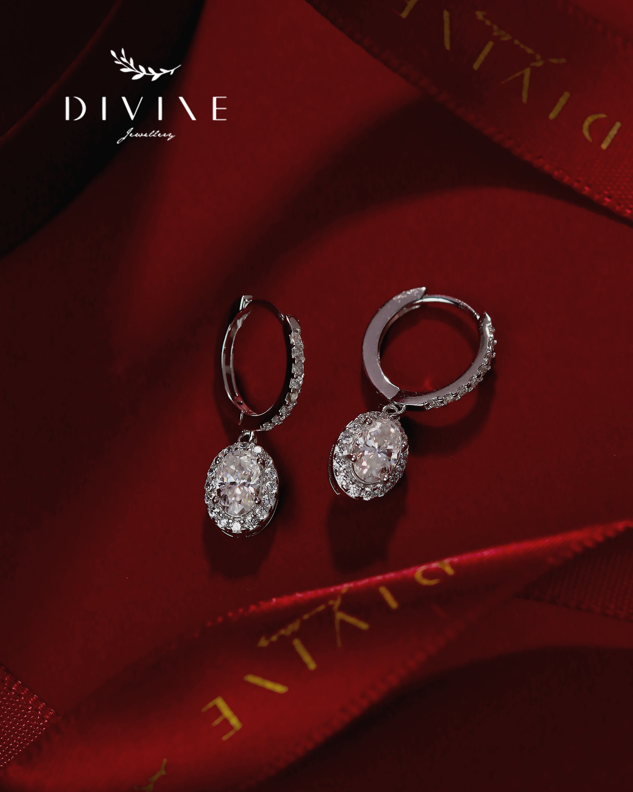 Moissanite Earrings 022