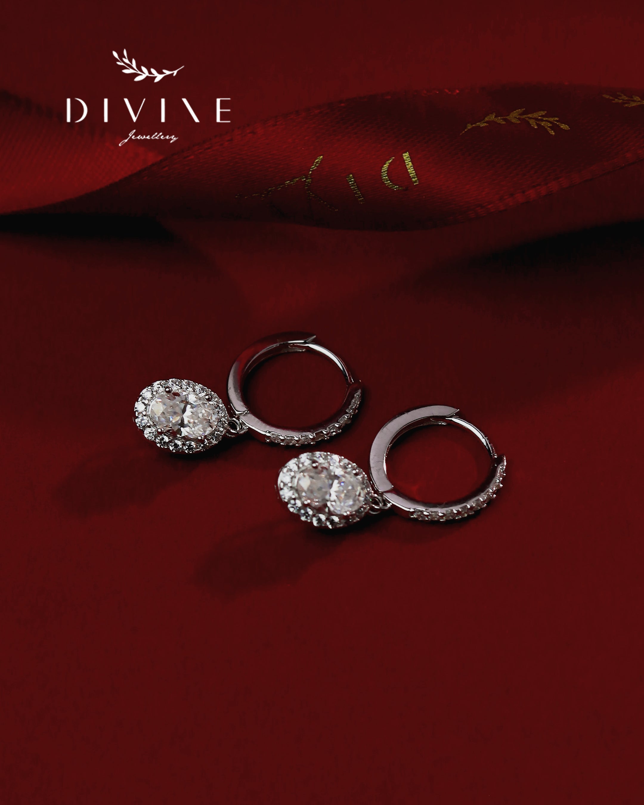 Moissanite Earrings 022