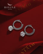 Moissanite Earrings 023