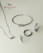 Silver earrings 223