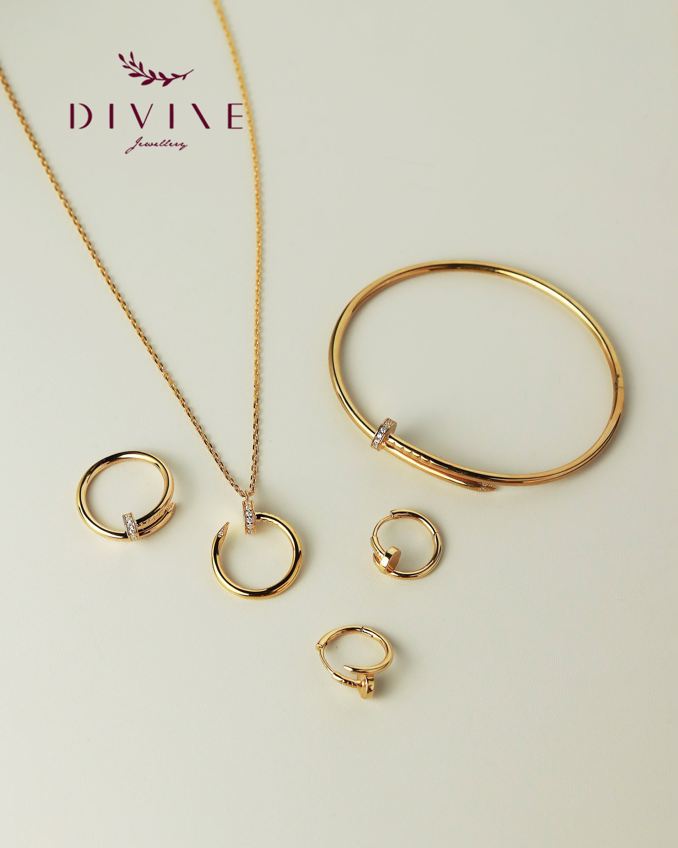 Silver earrings 224