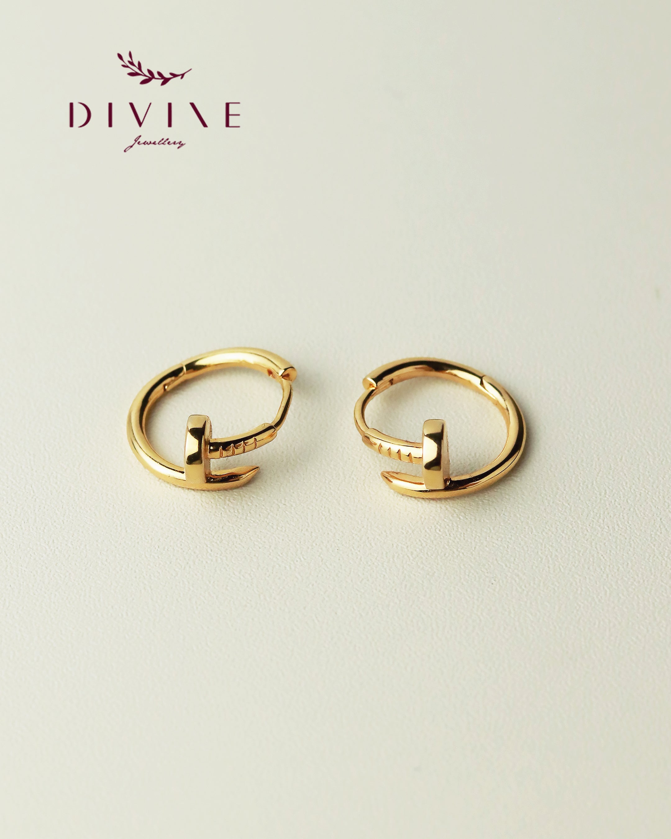 Silver earrings 224