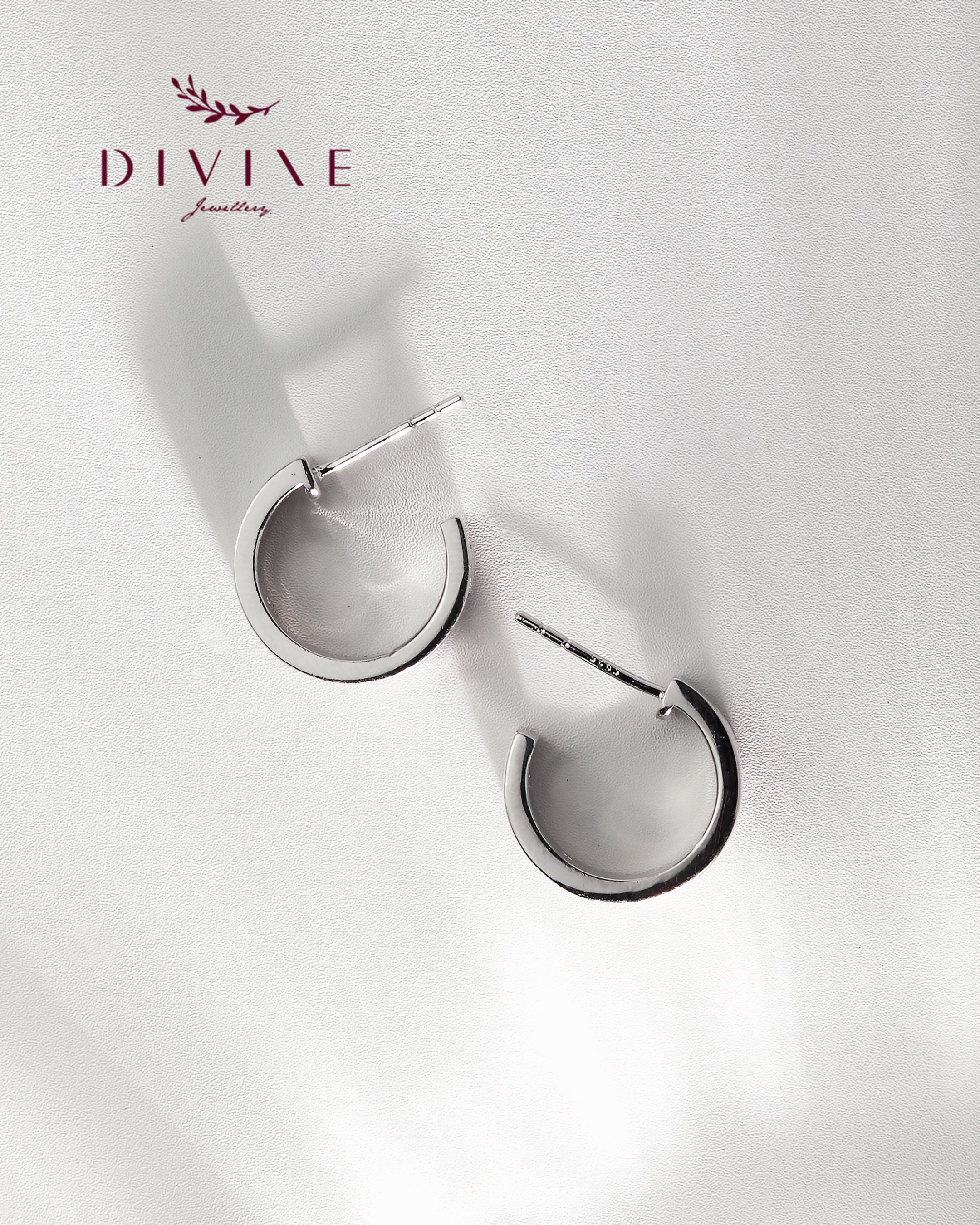 Silver earrings 214