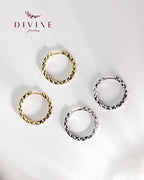 Silver earrings 216