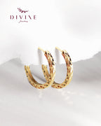 Silver earrings 216