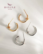 Silver earrings 215