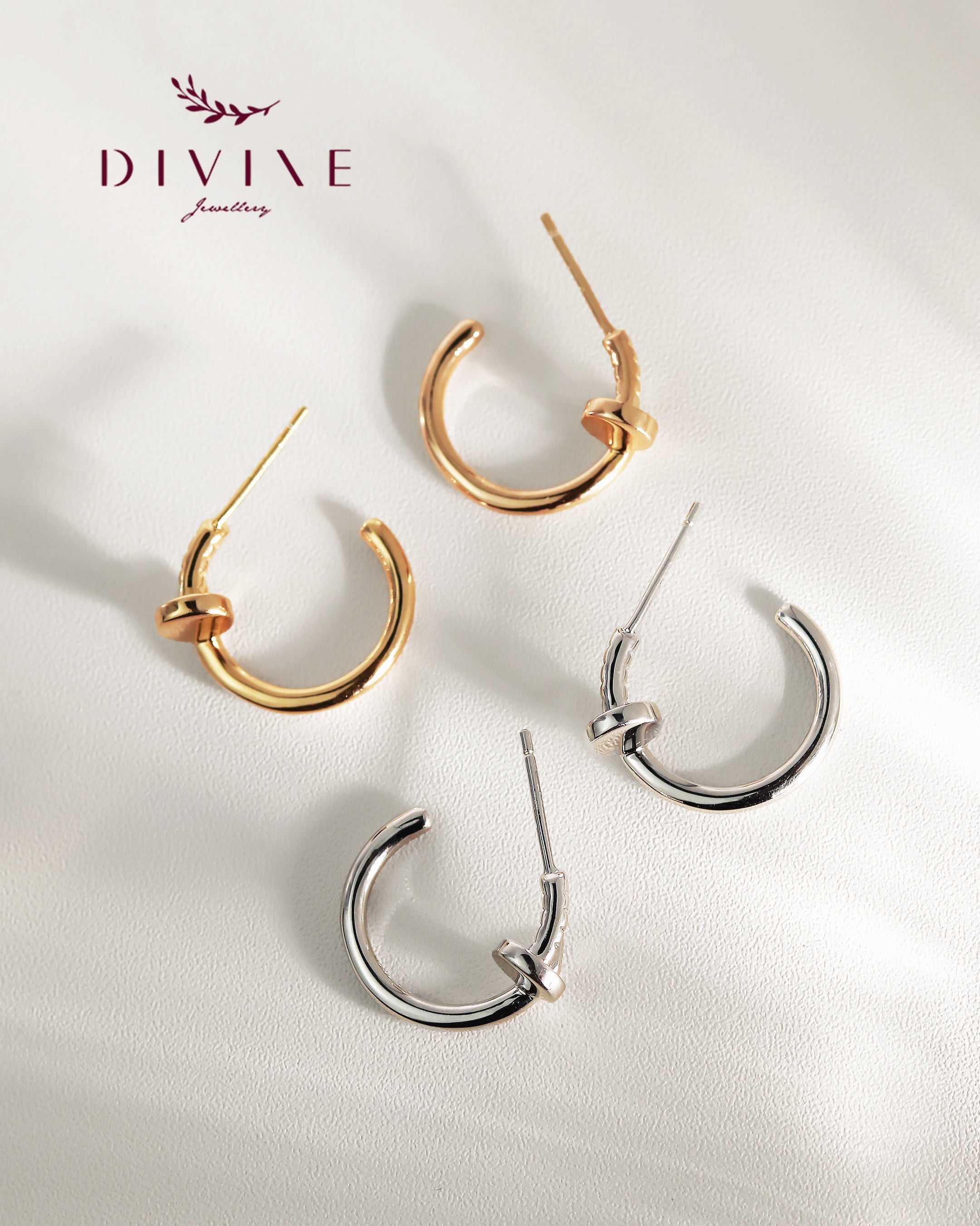 Silver earrings 215