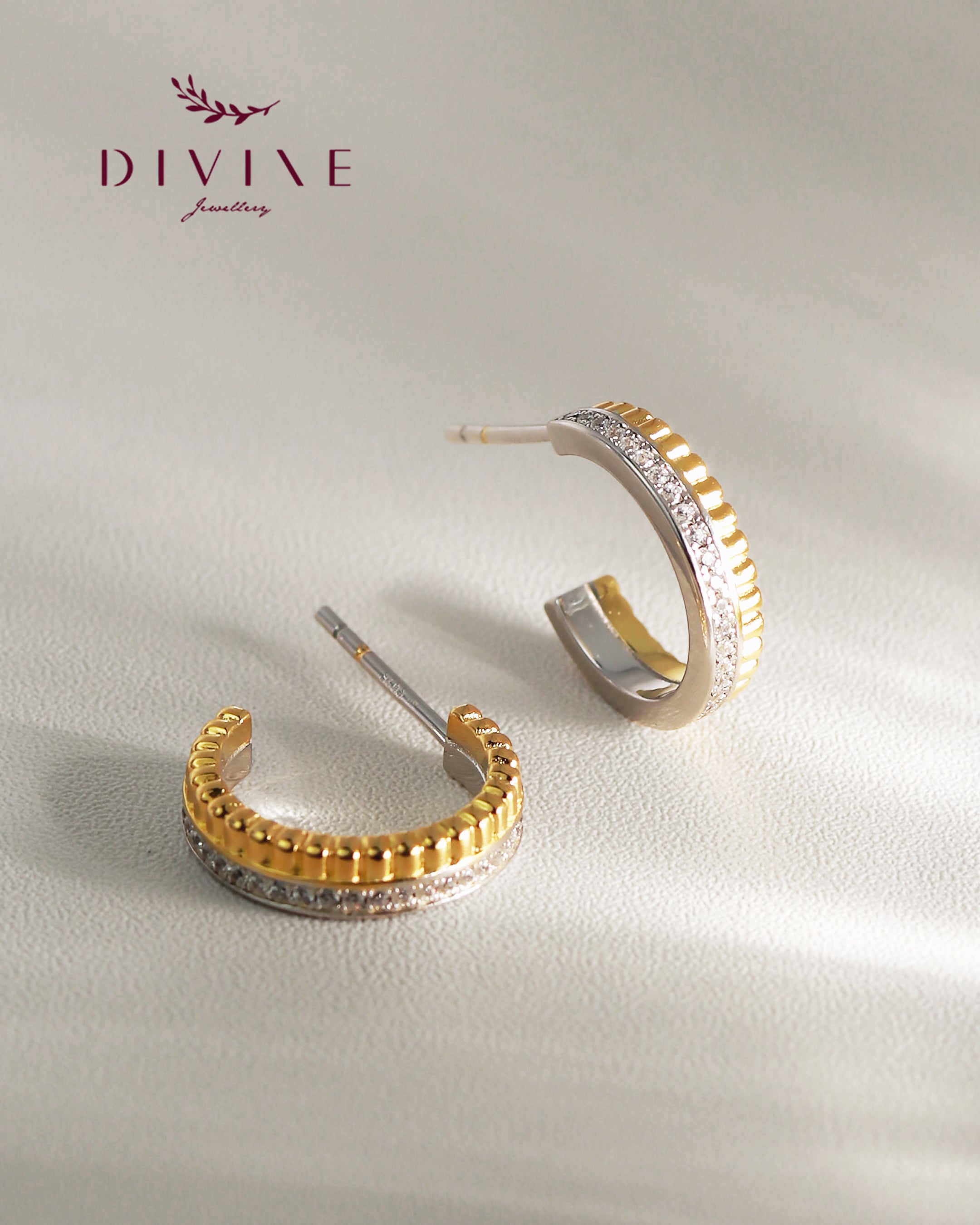 Silver earrings 219