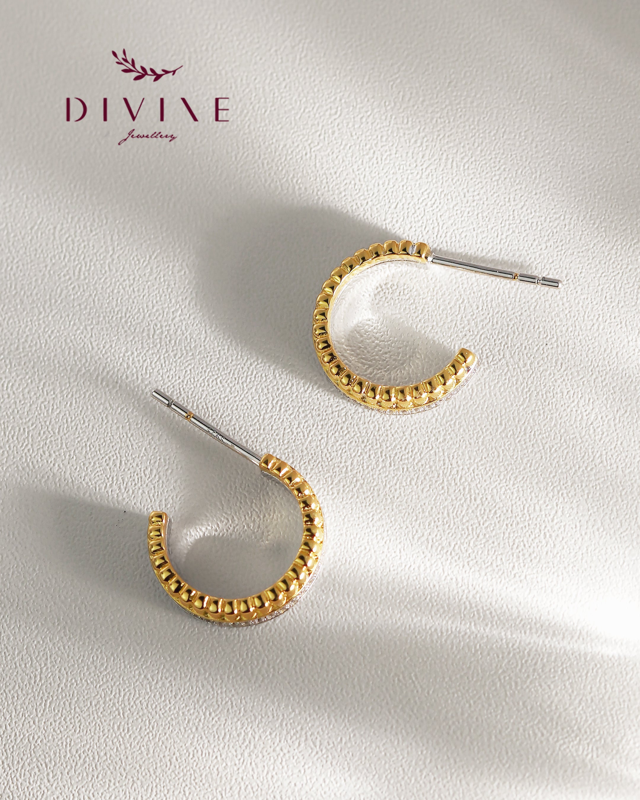 Silver earrings 219