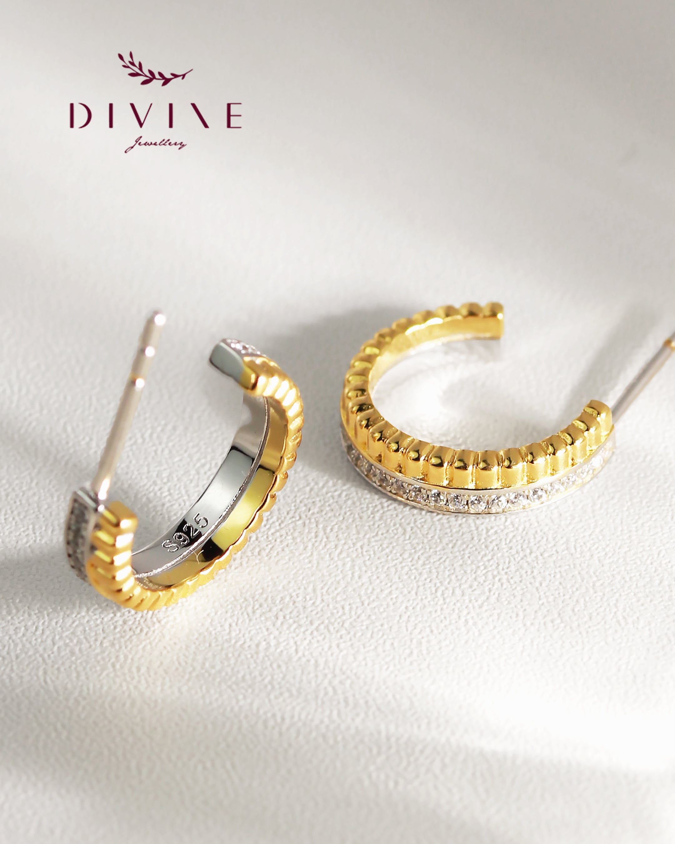 Silver earrings 219