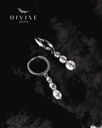 Silver earrings 225