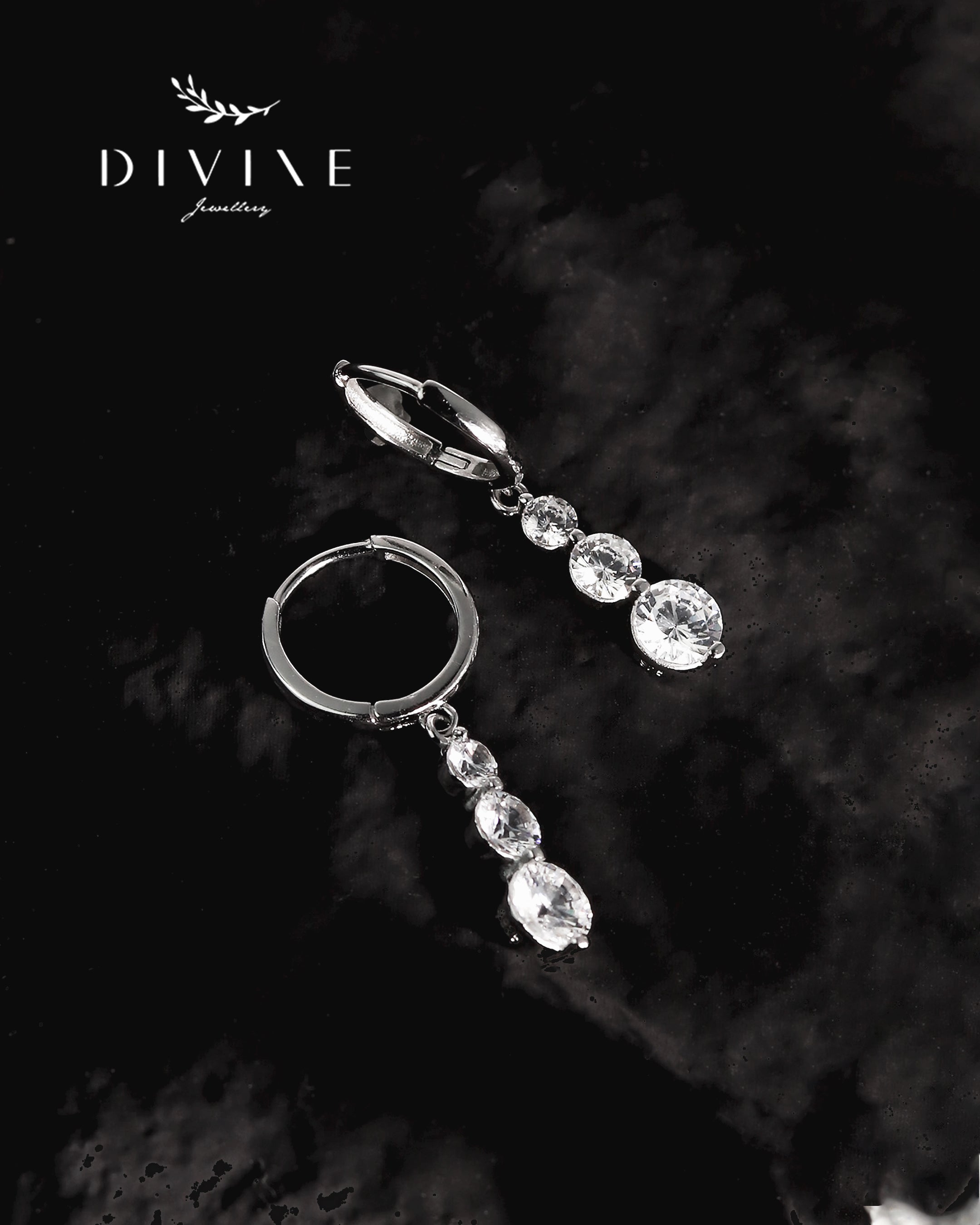 Silver earrings 225