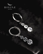 Silver earrings 225