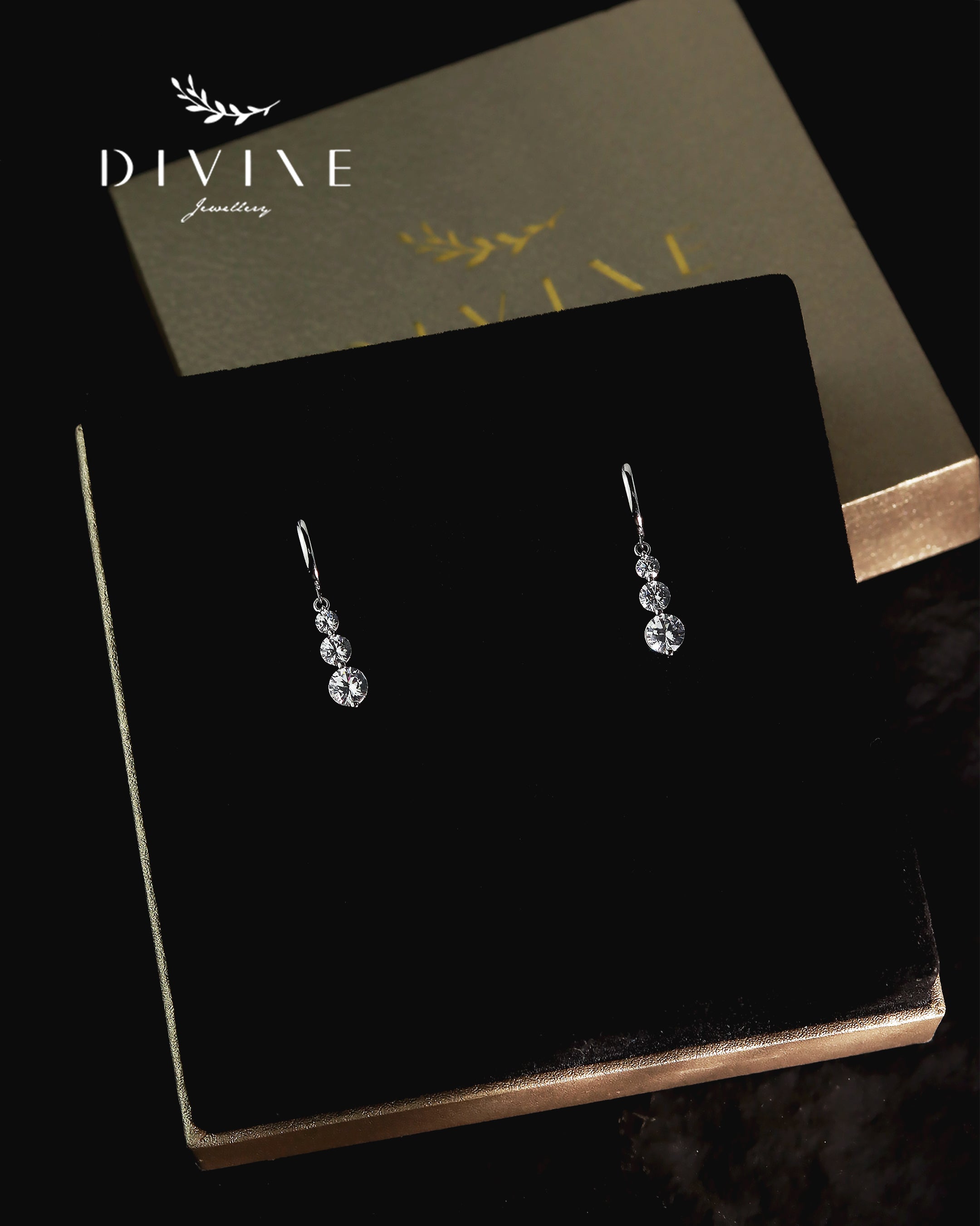 Silver earrings 225