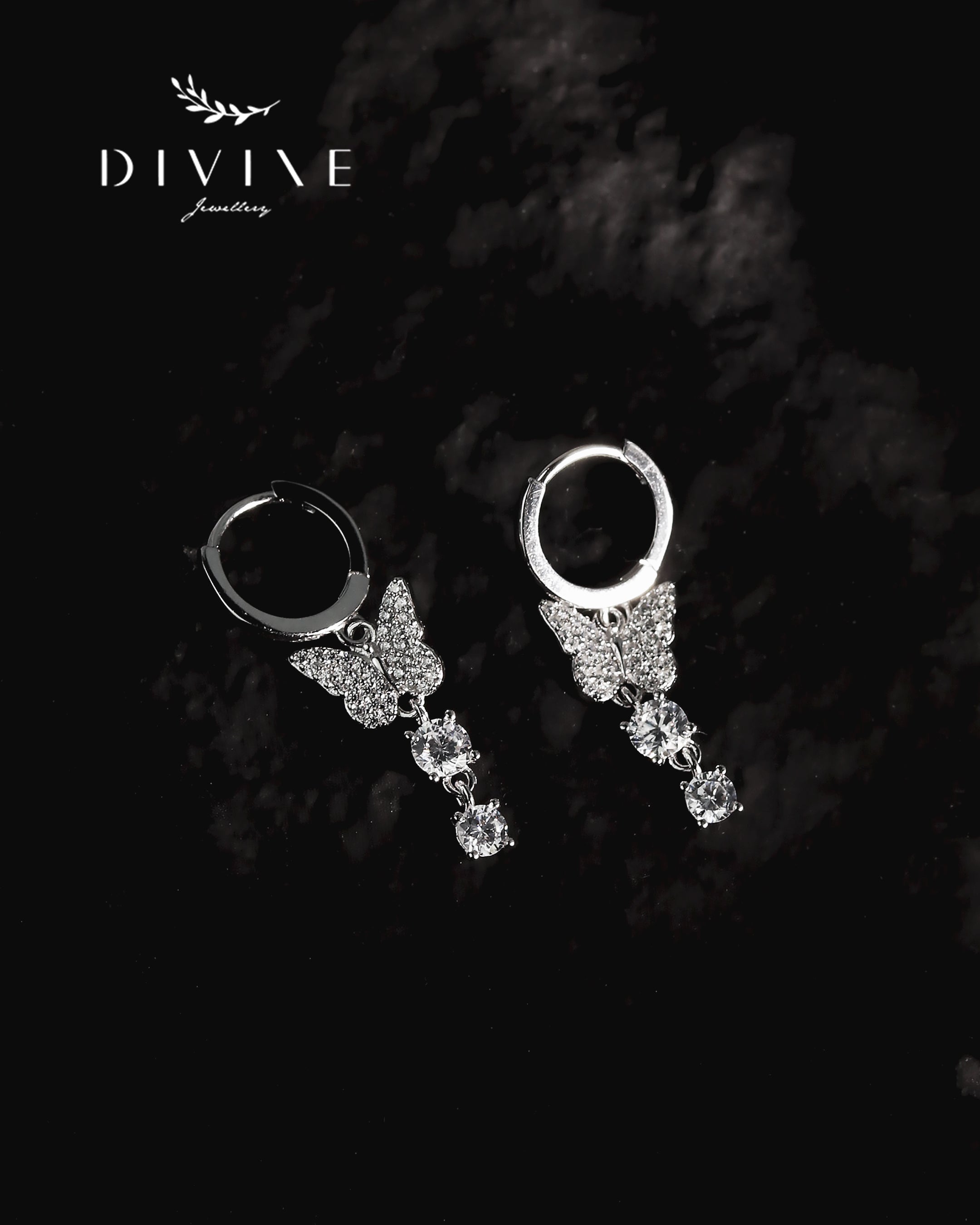 Silver earrings 226