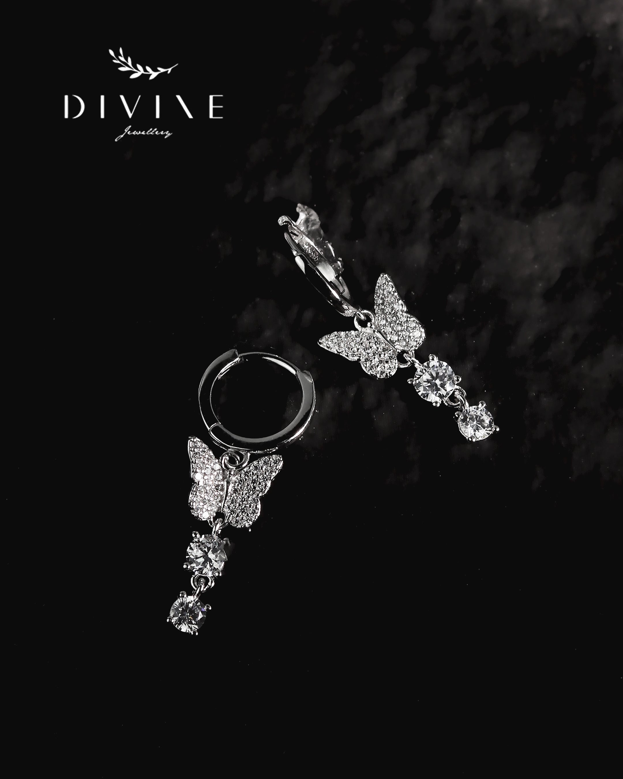 Silver earrings 226