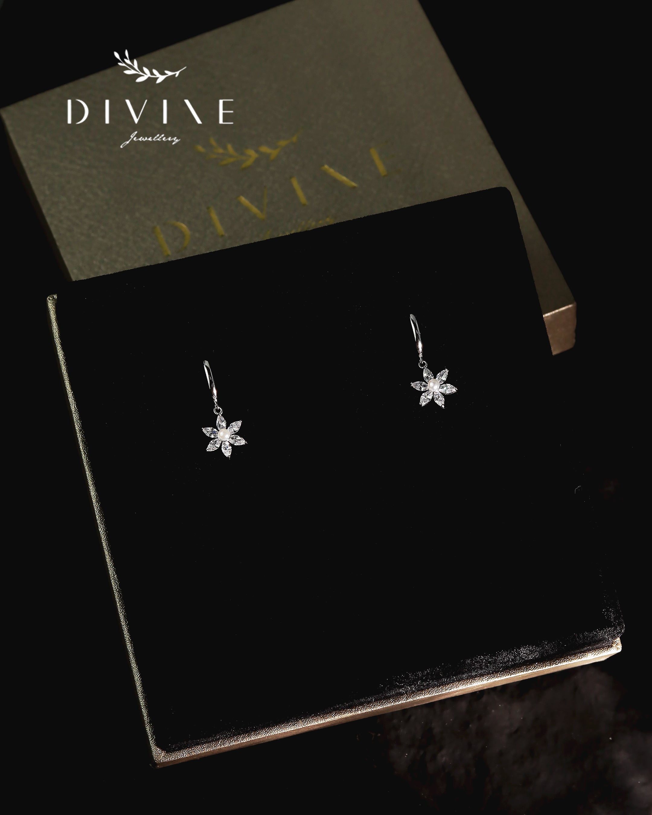 Silver earrings 227