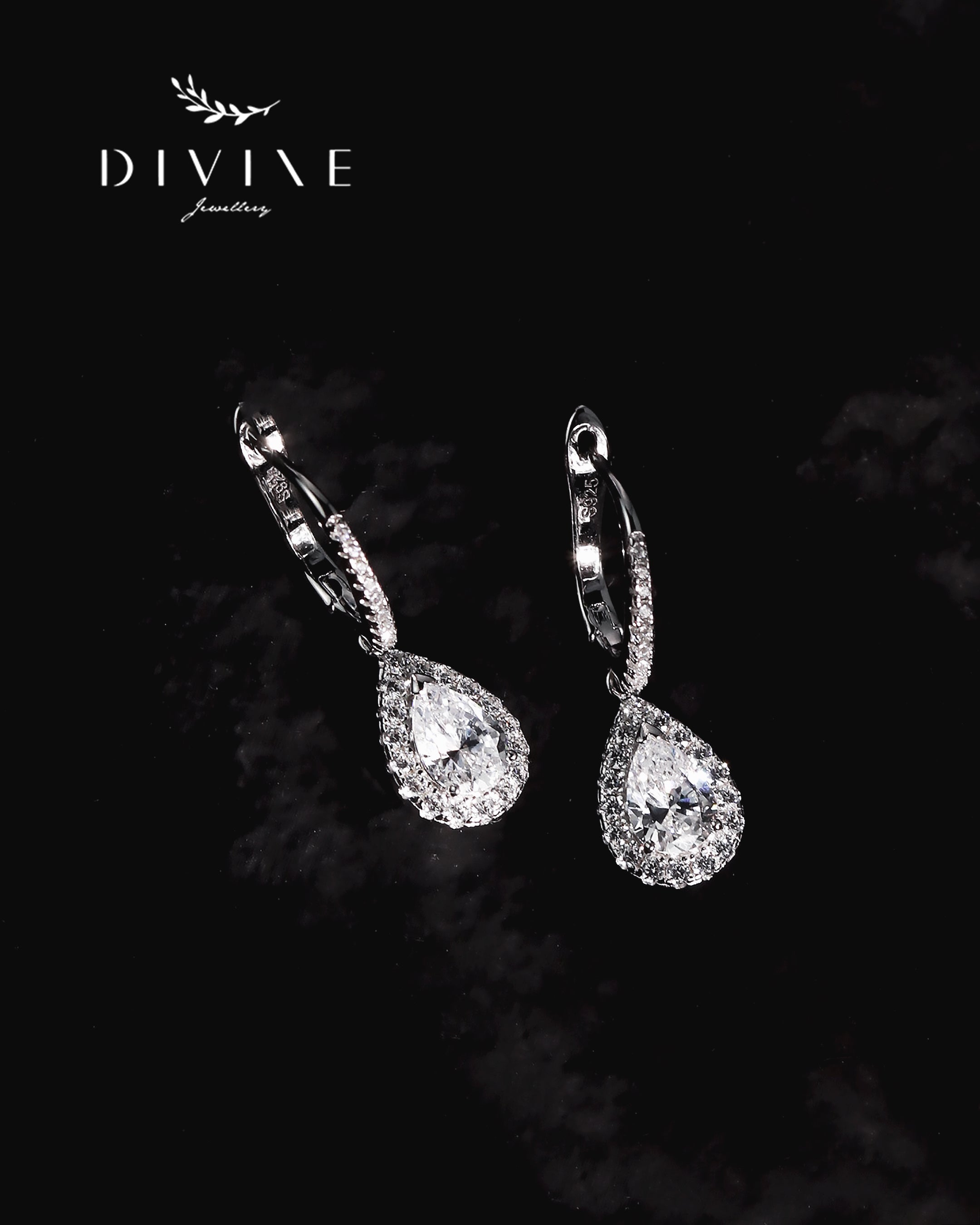 Silver earrings 228