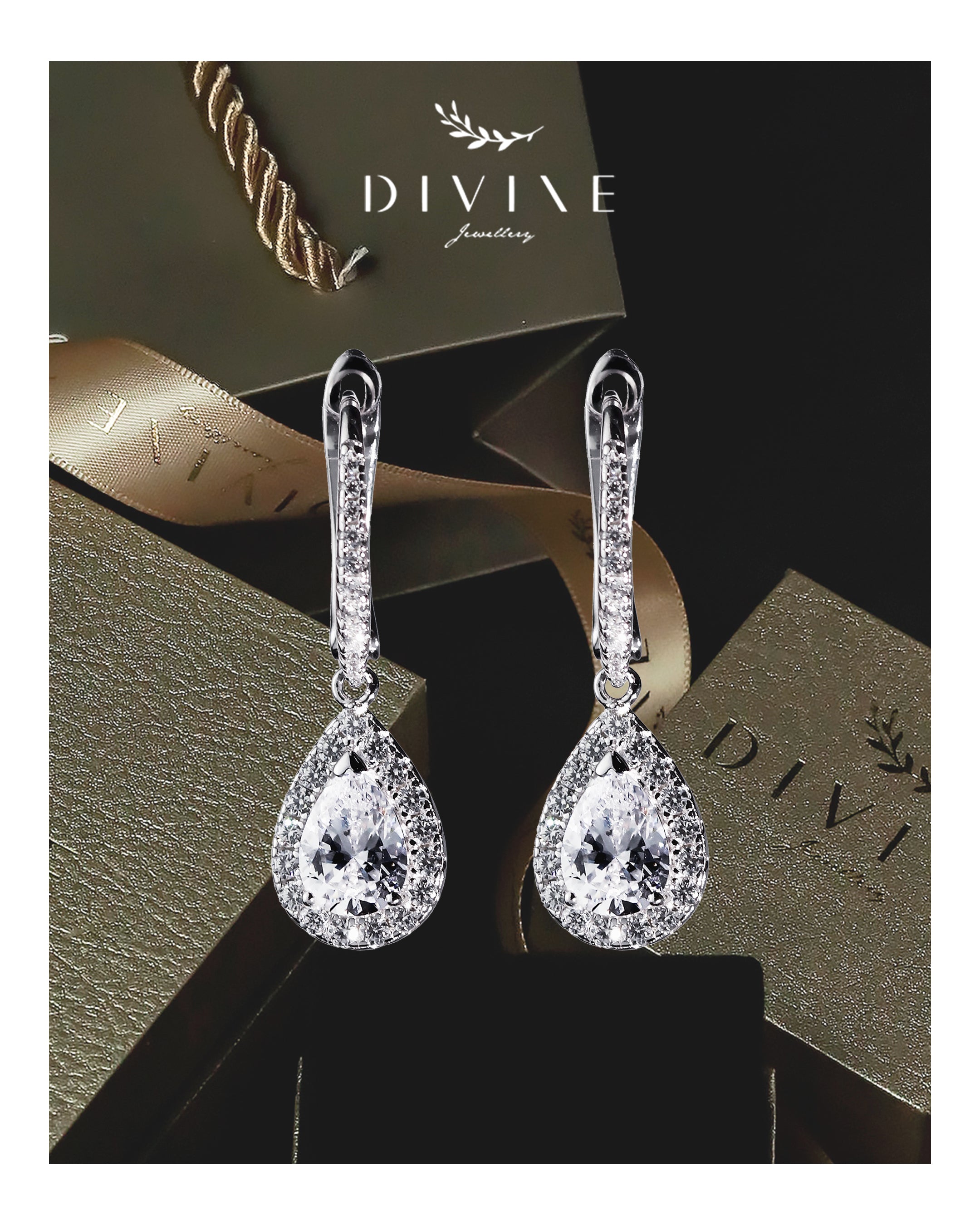 Silver earrings 228