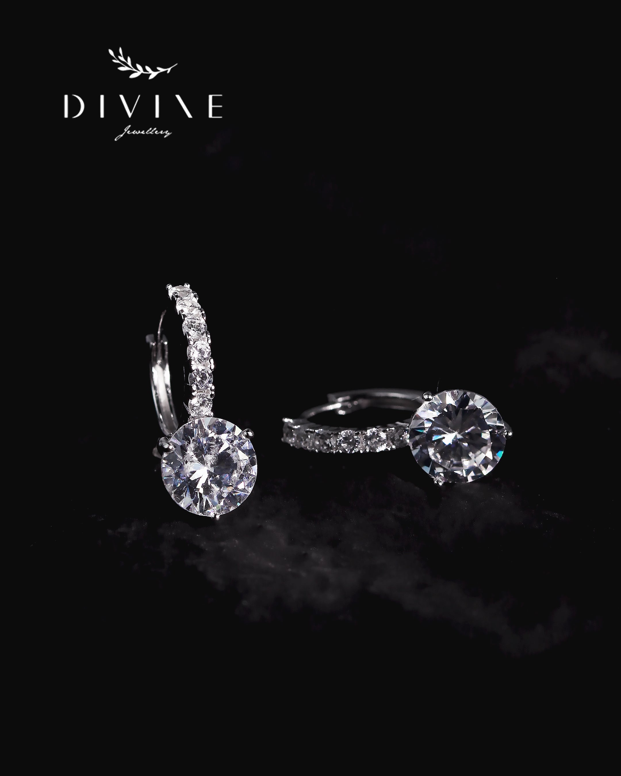 Silver earrings 229