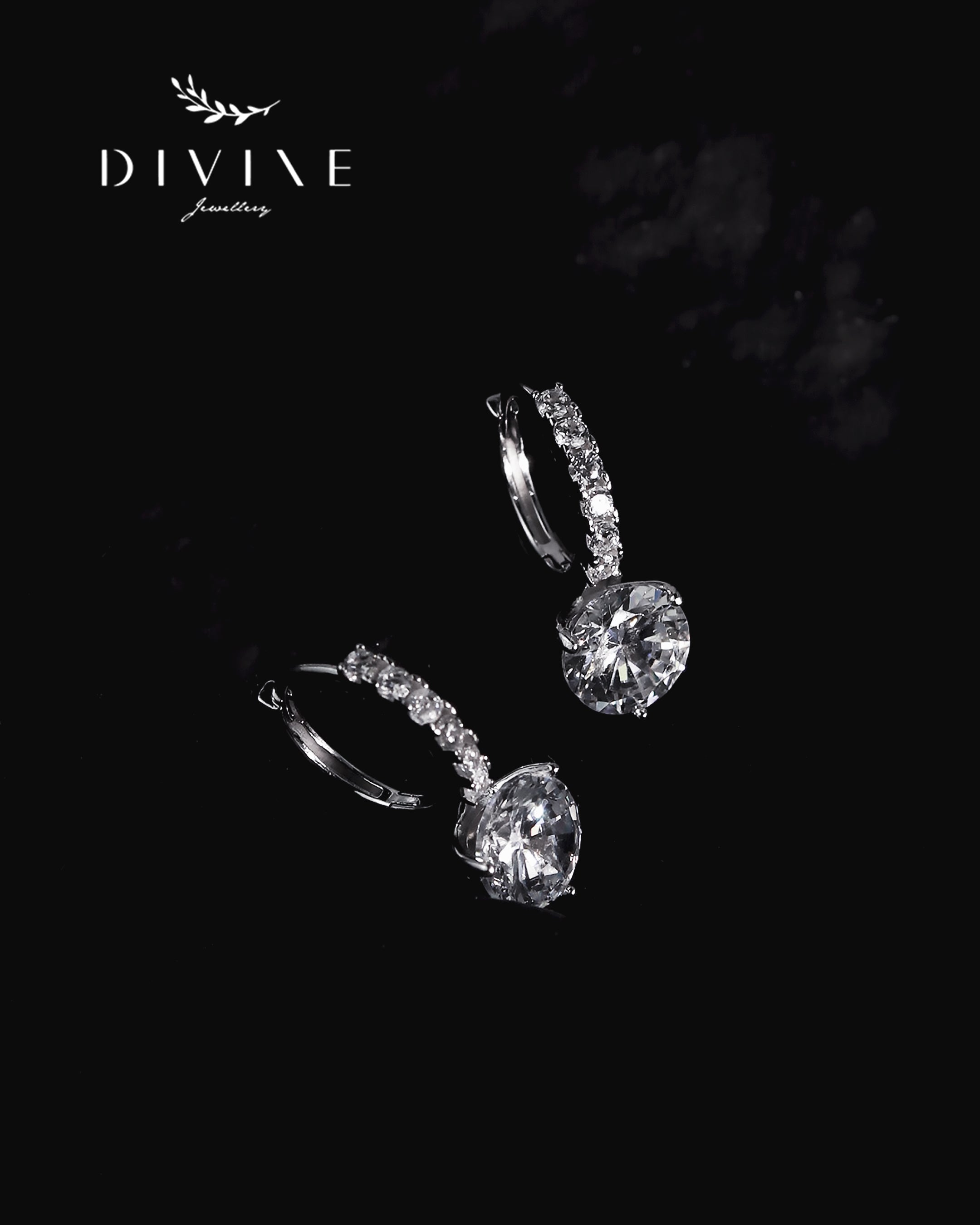 Silver earrings 229