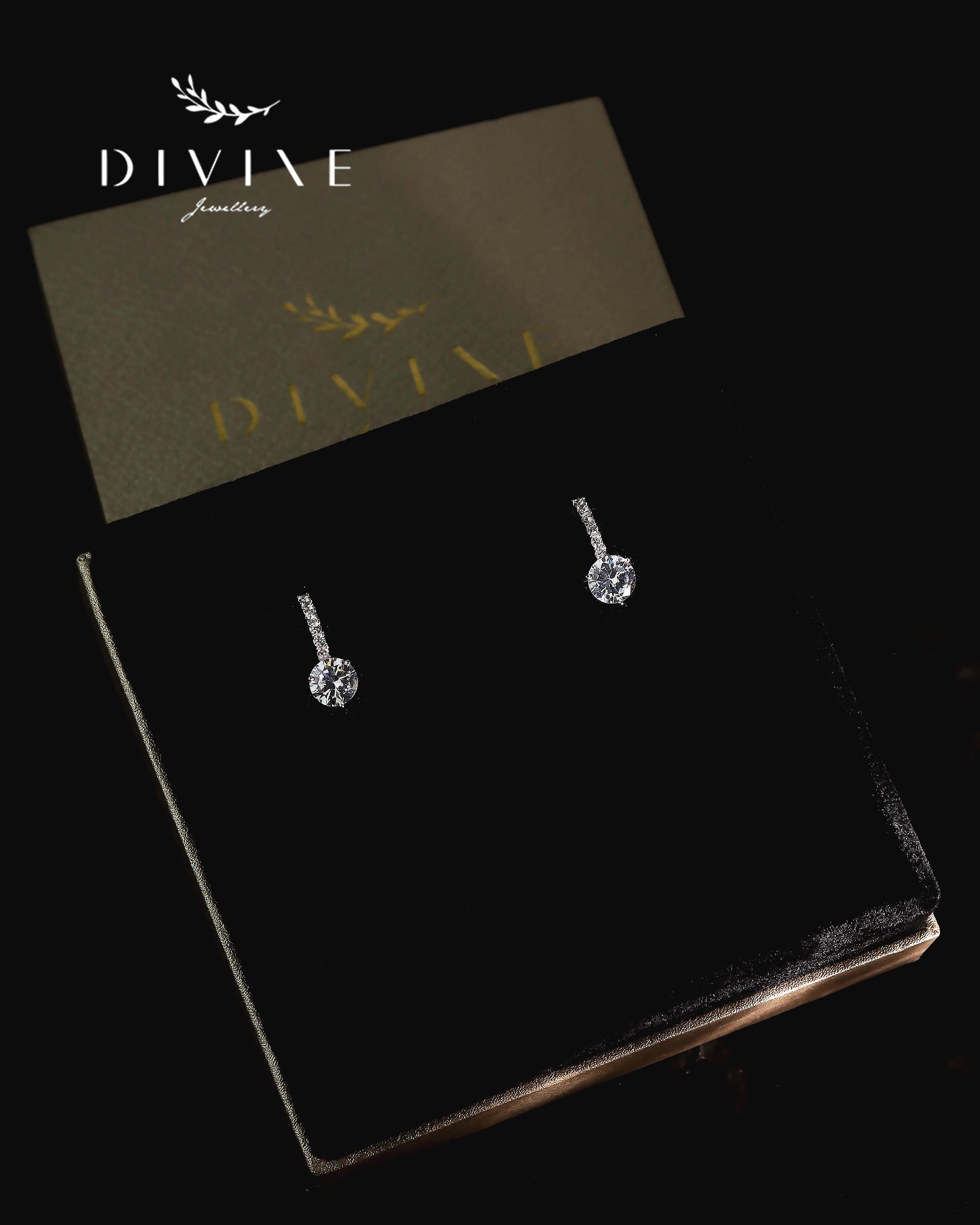 Silver earrings 229