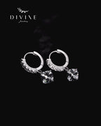 Silver earrings 230