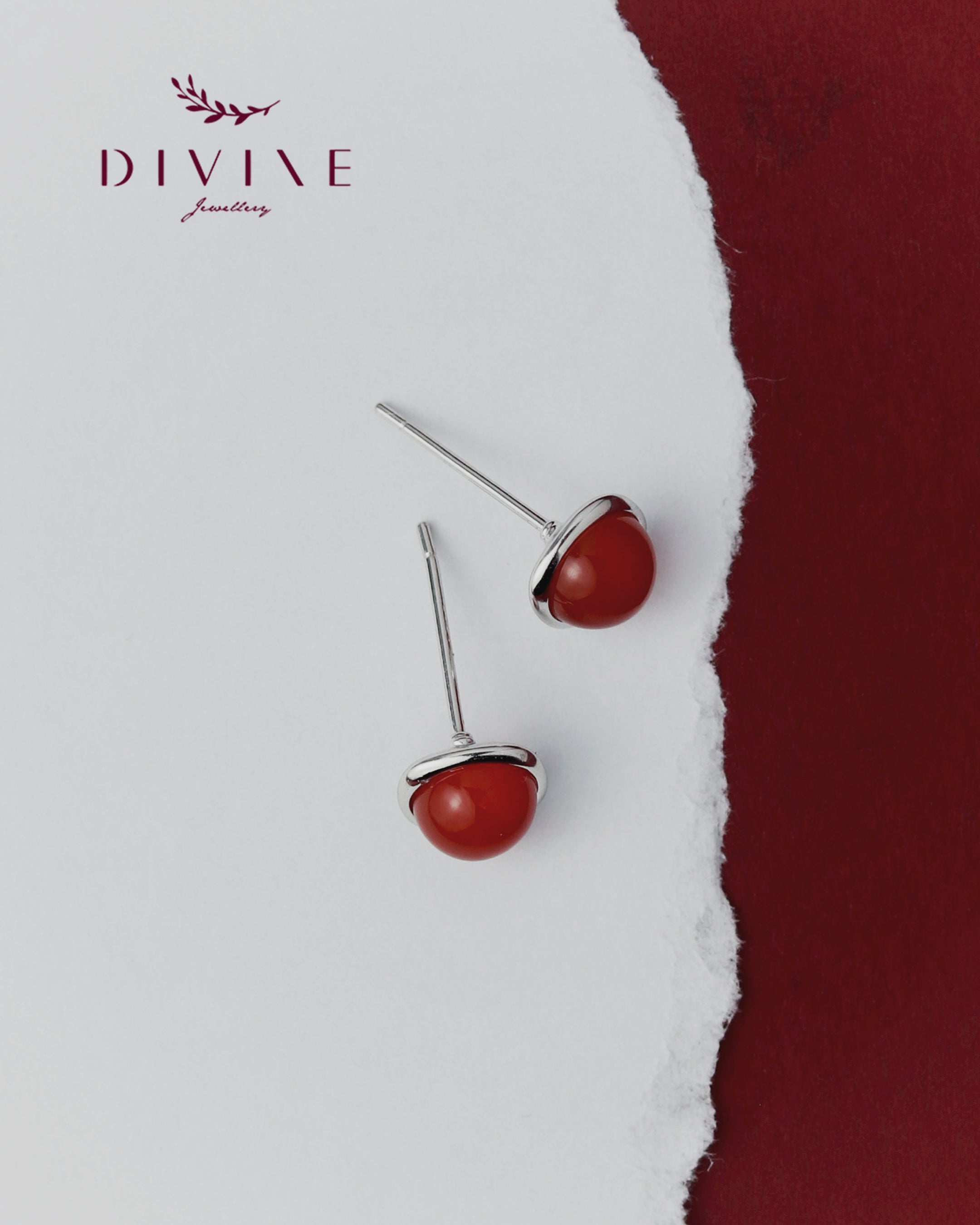 Silver earrings 232