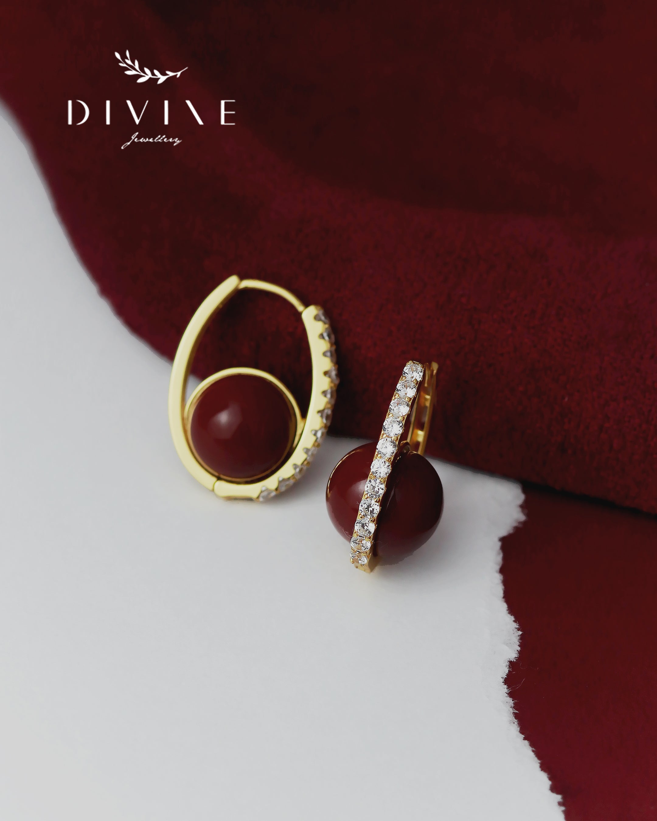 Silver earrings 236