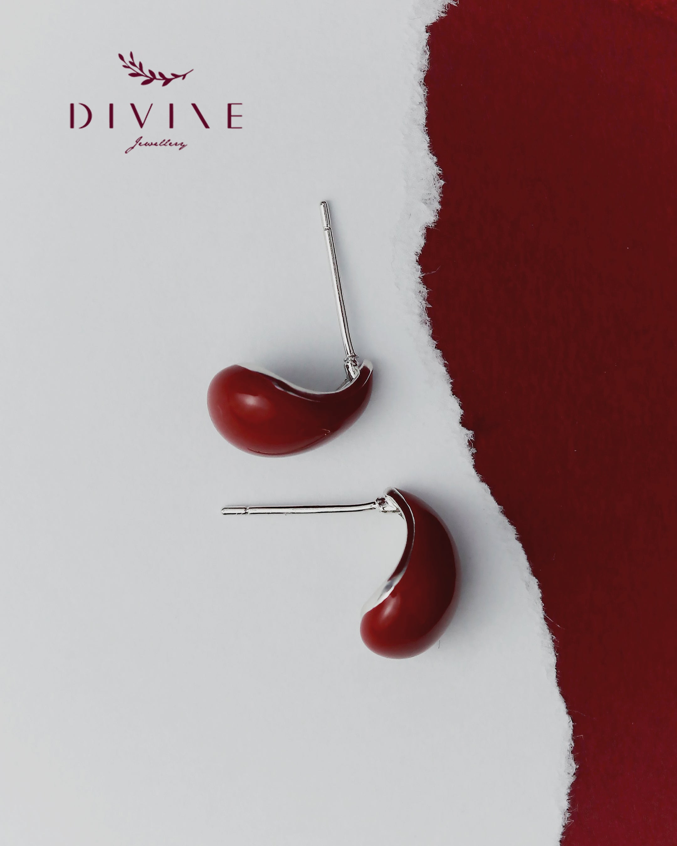 Silver earrings 234